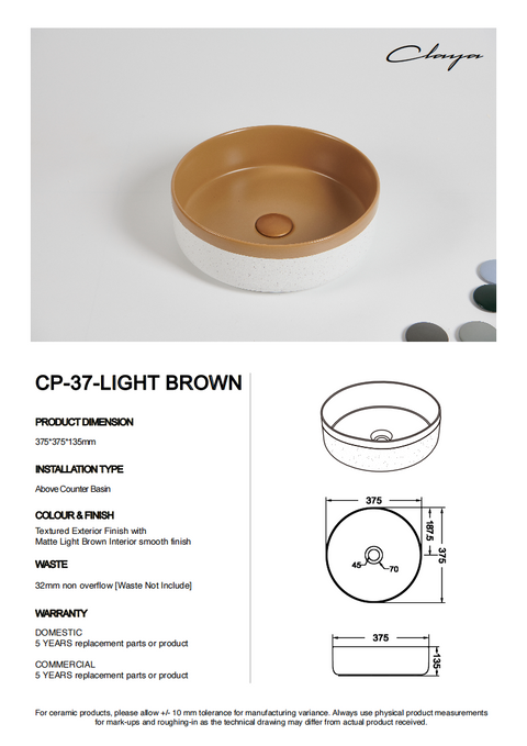 CP-37 Light Brown