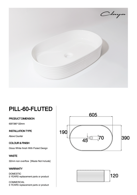 Pill-60-Fluted_spec_sheet