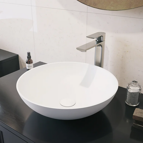 Bowl shaped basin