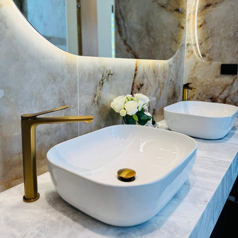 claya oval shaped counter top basin