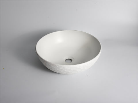 Polar-40-Wavy Textured White