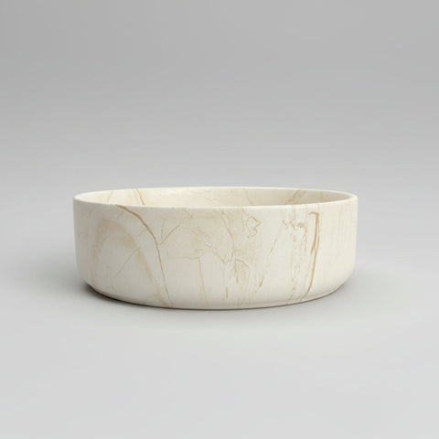 Serra-40 Above Counter Ceramic Basin Matte Stone Marble look