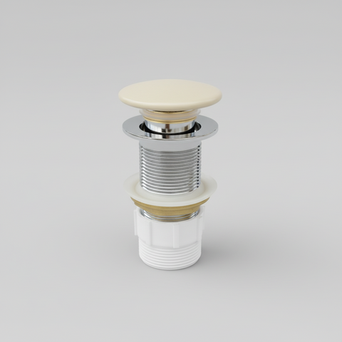 Peach Fuzz Pop-up waste 32 mm Non-over Flow with Matte Ceramic Cap